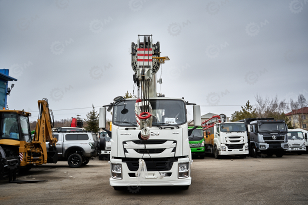 Автокран на шасси ISUZU 4x2 дв151kw крановая установка VIGRUS VGS16 гп 16т., 5 секций, стрела 36,6м управление крановой установкой рычагами. Фото 23