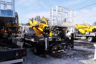 Автовышка VIGRUS GKS30.5 на шасси ISUZU 4Х2 	дв 94kw высота подъёма 30,5м гп корзины 400кг. Фото 9