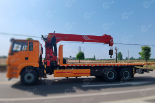 Эвакуатор на шасси ISUZU 6x4 дв 221Kw гп 12т  КМУ WANBANG SQS125-4 гп 5т, платформа сдвижная, лебедка 6т. Фото 1