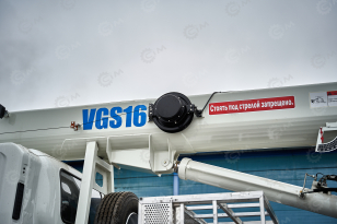Автокран на шасси ISUZU 4x2 дв151kw крановая установка VIGRUS VGS16 гп 16т., 5 секций, стрела 36,6м управление крановой установкой рычагами. Фото 14