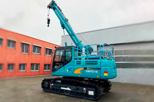 Гусеничный кран с телескопической стрелой Sunward SWTC10 гп 10т стрела 21.2м. Фото 3