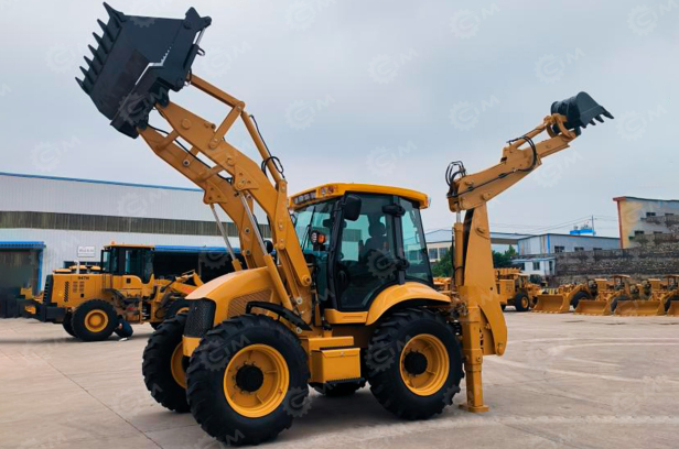 Экскаватор-погрузчик YINENG YN886H гп 2,5т ковш 1м3 дв CUMMINS. Фото 6