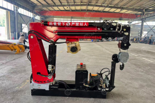 Мини-кран манипулятор гп 2т, стрела 4,8м. Фото 1