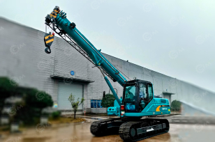 Гусеничный кран с телескопической стрелой Sunward SWTC10 гп 10т стрела 21.2м. Фото 4