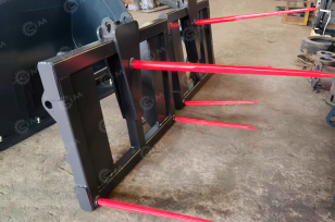 Вилы для сена 3 зуба на погрузчик Yugong TR735. Фото 1