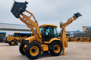 Экскаватор-погрузчик YINENG YN886H гп 2,5т ковш 1м3 дв CUMMINS. Фото 6