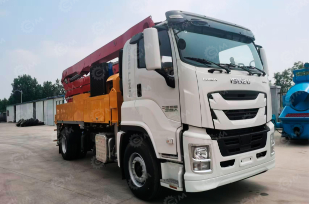 Автобетононасос JIUHE на шасси ISUZU 4х2 дв 164kw 25 метров. Фото 2
