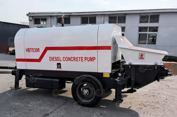 Бетононасос Shandong hongda HBTS30-6-58R дизельный, с дополнительной комплектацией. Фото 2