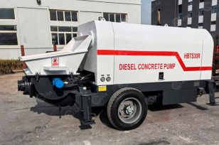Бетононасос Shandong hongda HBTS30-6-58R дизельный, с дополнительной комплектацией. Фото 1