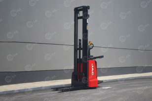 Электрический вилочный штабелер JAC CDD15 гп 1,5т высота 4,5м, шины полиуретановые, раздвижные вилы. Фото 1