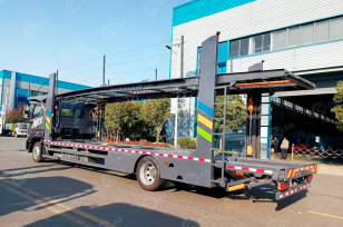 Автовоз на 5 машин на шасси ISUZU 4х2 дв 221kw. Фото 1