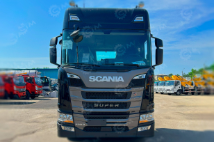 Тягач SCANIA R 500 A6x4NA 20H CN6 G33CM Opc RET Black 2.92 disc 3.35m 440L 525L S. Фото 6