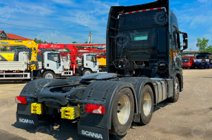 Тягач SCANIA R 500 A6x4NA 20H CN6 G33CM Opc RET Black 2.92 disc 3.35m 440L 525L S. Фото 11
