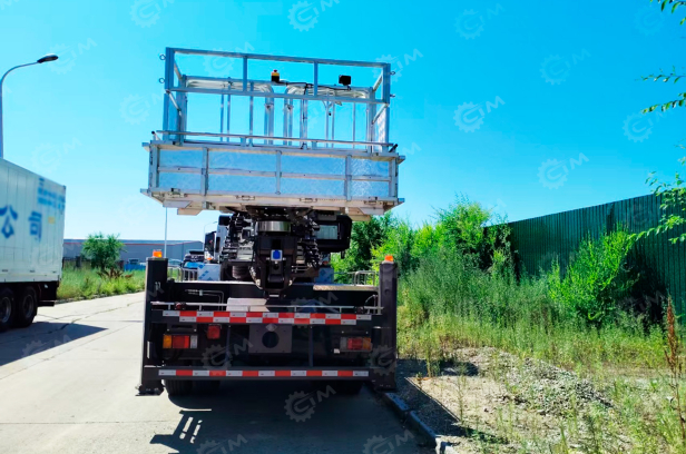 Автовышка VIGRUS 45м без шасси 9 секций. Фото 2