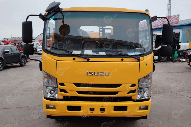 Эвакуатор на шасси ISUZU 4x2 дв 139kw гп 5т сдвижная  платформа 5,6м подъёмный механизм. Фото 8