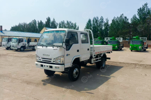 Бортовой грузовик ISUZU 4x4 дв 88Kw 100P двойная кабина, двигатель 3л, кузов 3235х1790х380. Фото 1