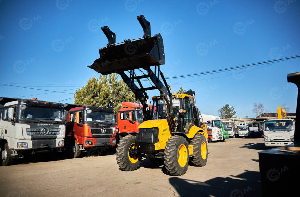 Экскаватор-погрузчик YUGONG 488CX дв YUCHAI, мосты и КП carraro, печка под сиденье, телескопическая стрела,SRS, быстросъем, ковш 6в1. Фото 52