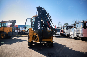 Экскаватор-погрузчик YUGONG 488CX дв YUCHAI, мосты и КП carraro, печка под сиденье, телескопическая стрела,SRS, быстросъем, ковш 6в1. Фото 16