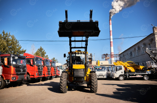 Экскаватор-погрузчик YUGONG 488CX дв YUCHAI, мосты и КП carraro, печка под сиденье, телескопическая стрела,SRS, быстросъем, ковш 6в1. Фото 53