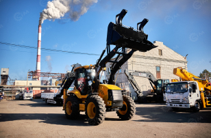 Экскаватор-погрузчик YUGONG 488CX дв YUCHAI, мосты и КП carraro, печка под сиденье, телескопическая стрела,SRS, быстросъем, ковш 6в1. Фото 1