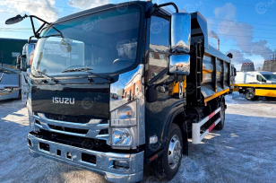 Самосвал ISUZU 4x2 дв 139kw гп 6 тонн кузов 3820х2100х1000 черный, никелированный бампер. Фото 4