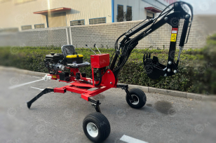 Мини-экскаватор прицепной ковш 0,2м3. Фото 4