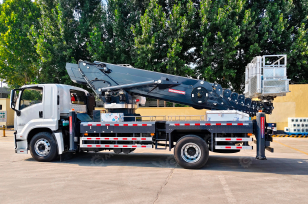 Автовышка на шасси ISUZU 4Х4 дв 221Kw. высота подъёма 56м. Фото 2