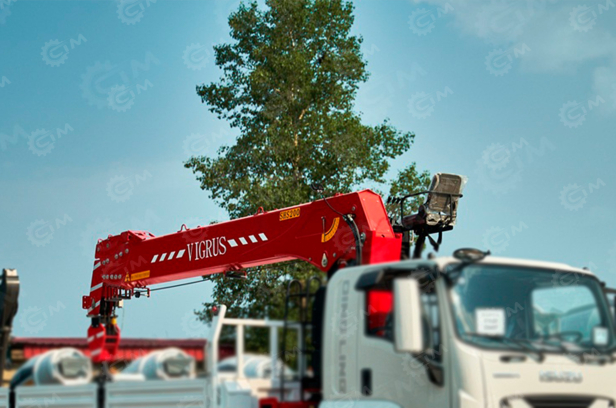 Кран манипулятор (без шасси) VIGRUS SHS2006 г/п 8т, 6 секций корзина, с буром 3м диаметр 350мм. Фото 2