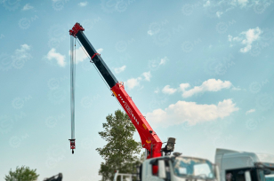 Кран манипулятор (без шасси) VIGRUS SHS2006 г/п 8т, 6 секций корзина, с буром 3м диаметр 350мм. Фото 1