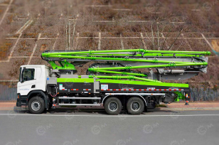 Автобетононасос Zoomlion шасси SCANIA 6×4 высота 52м. Фото 3