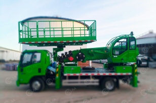 Автовышка 21м без шасси люлька 2х4м гп 1 тонна. Фото 1