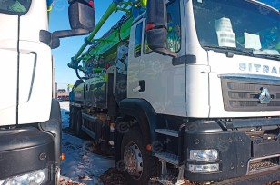 Автобетононасос Zoomlion 56X-6RZ шасси SITRAK 8х4 высота 56м. Фото 1