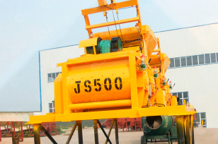 Стационарная бетоносмесительная установка JS500. Фото 1