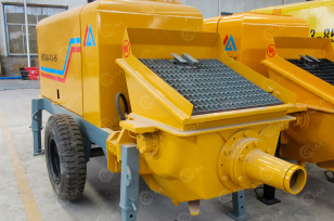 Бетононасос MINLE HBTS40-13-55 электрический, мощность 55 кВт. Фото 1