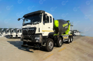 Автобетоносмеситель ZOOMLION 12JBE на шасси DONG FENG 8X4 дв 319Kw, бочка 12м3. Фото 1