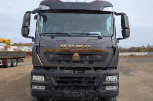 Бортовой грузовик HOWO 6x4 дв 400лс кму КМУ SUNHUNK S1606 (7.1тонн) 6 секций, с приборами безопасности, навес для оператора. Фото 24
