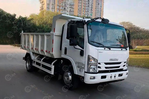 Самосвал ISUZU 4x2 дв 139Kw гп 10 тонн кузов 4900х2300х600 разгрузка на 3 стороны, задний и боковой борт открываются вниз, с петлями. Фото 1