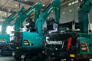 Экскаватор гусеничный SUNWARD SWE105F. Фото 3