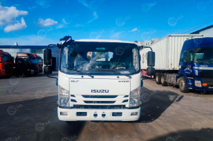 Бортовой грузовик ISUZU 4x2 самосвальный кузов дв 96kw гп 3,5т с кму гп 3,5т 6 секций высота подъема 17м с люлькой кузов 4200х2200х500. Фото 1