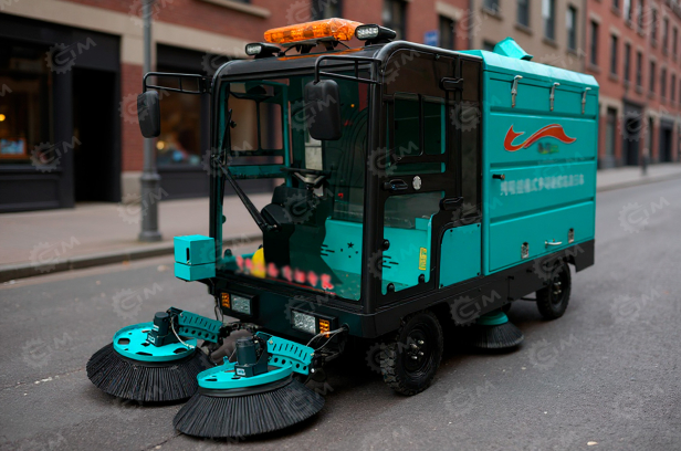 Подметально-уборочная машина LH-S2350 электрическая. Фото 2