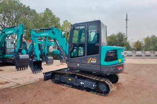 Мини-экскаватор Sunward SWE60F-3 быстросьем, гидромолот. Фото 2