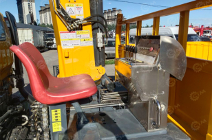 Бортовой грузовик ISUZU 4x2 самосвальный кузов дв 139kw гп 6т с кму гп 5т высота подъема 20м с корзиной кузов 4200х2250х600. Фото 5