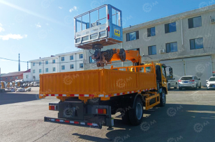 Бортовой грузовик ISUZU 4x2 самосвальный кузов дв 139kw гп 6т с кму гп 5т высота подъема 20м с корзиной кузов 4200х2250х600. Фото 11