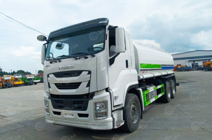 Автоцистерна на шасси ISUZU 6х4 дв 279kw цистерна 20м3. Назначение-перевозка воды. Фото 1