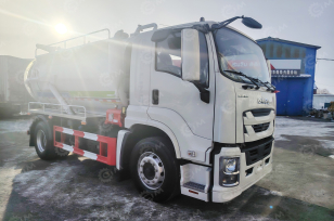 Илосос на шасси ISUZU 4x2 дв 151KW бочка 12м3 насос Weilong 65QZXDH-1107000 110л/сек. Фото 8