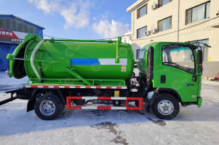 Илосос на шасси ISUZU 4x2 дв 96kw объем бочки 4,5м3 насос Weilong 50QZXDH-687000 68л/сек. Фото 5