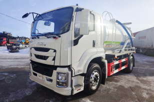 Илосос на шасси ISUZU 4x2 дв 151KW бочка 10м3 насос Weilong 65QZXDH-1107000 110л/сек. Фото 1
