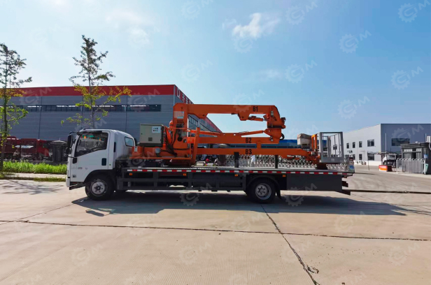 Мостовая инспекционная машина на шасси ISUZU 4х2 дв 139Kw высота 9,5 глубина 12,5м. Фото 4