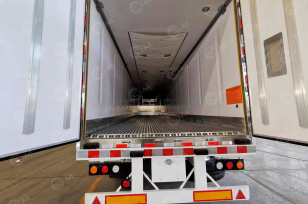 Полуприцеп изотермический LUXUDA 3 оси, объем кузова 95м3 гп 40т, ССУ 1150мм 14000х2600х3980. Фото 4