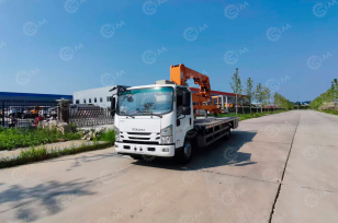 Мостовая инспекционная машина на шасси ISUZU 4х2 дв 139Kw высота 9,5 глубина 12,5м. Фото 1